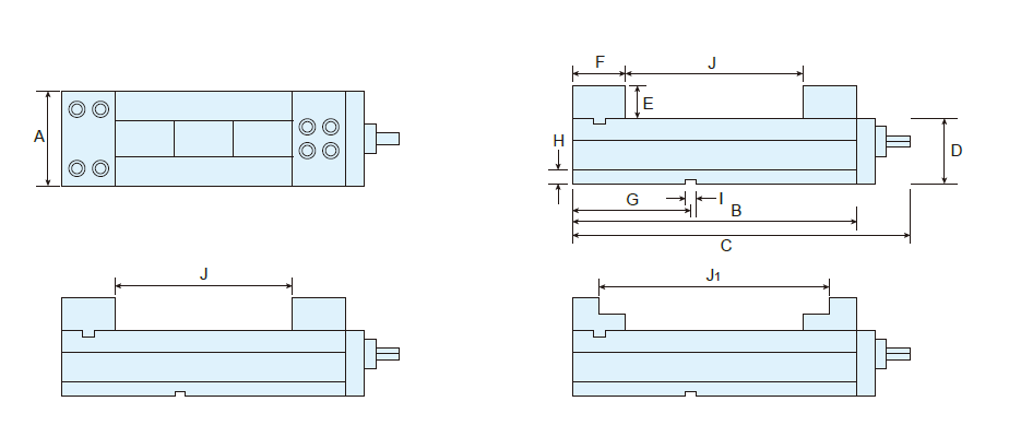 VCP Series-MC Mechanical-Type Precision Machine Vise